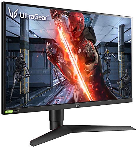 LG 27GL650F-B 27 Inch Full HD Ultragear G-Sync Compatible Gaming Monitor with 144Hz Refresh Rate and HDR 10 - Black