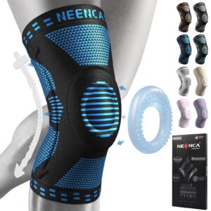 neenca professional knee brace for pain relief, medical knee support with patella pad & side stabilizers, compression knee sleeve for meniscus tear, acl, joint pain, runner, workout - fsa/hsa approved
