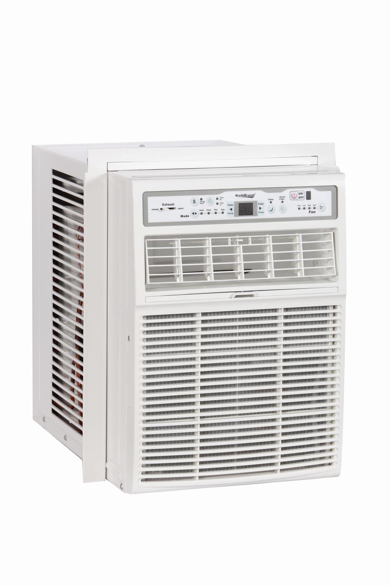 Koldfront CAC10000W 10000 BTU 115V Casement Air Conditioner with Dehumidifier and Remote Control