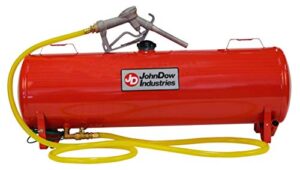 johndow industries jdi-fst15 15 gallon fuel station - durable and convenient fuel storage and dispensing solution,red