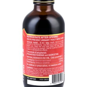 Immunia Urinary Health. Cranberry & Elderberry Concentrate to be Consumed for The Prevention of Urinary Infections. Natural. Delicious. 5 ml/Day. 1-Pack. USA