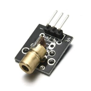 DEVMO 5PCS 5V Sensor Module Board Compatible with Ar-duino AVR PIC KY-008 Laser Transmitter Wave Length 650 nm