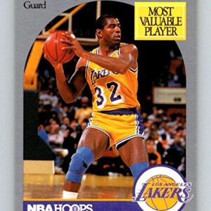 1990-91 Hoops Basketball #157 Magic Johnson Los Angeles Lakers