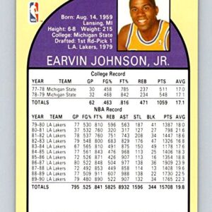 1990-91 Hoops Basketball #157 Magic Johnson Los Angeles Lakers