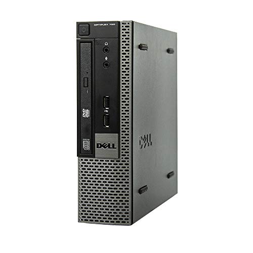 Dell Optiplex 780 USFF with Intel 3GHz, 8GB, 250GB SSD, 24" Monitor, Wireless Keyboard and Mouse, WiFi, Win 10 Pro (Renewed)