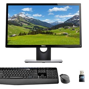 Dell Optiplex 780 USFF with Intel 3GHz, 8GB, 250GB SSD, 24" Monitor, Wireless Keyboard and Mouse, WiFi, Win 10 Pro (Renewed)