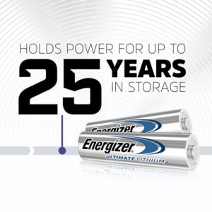 Energizer AAA Batteries, Ultimate Lithium Triple A Battery, 24 Count