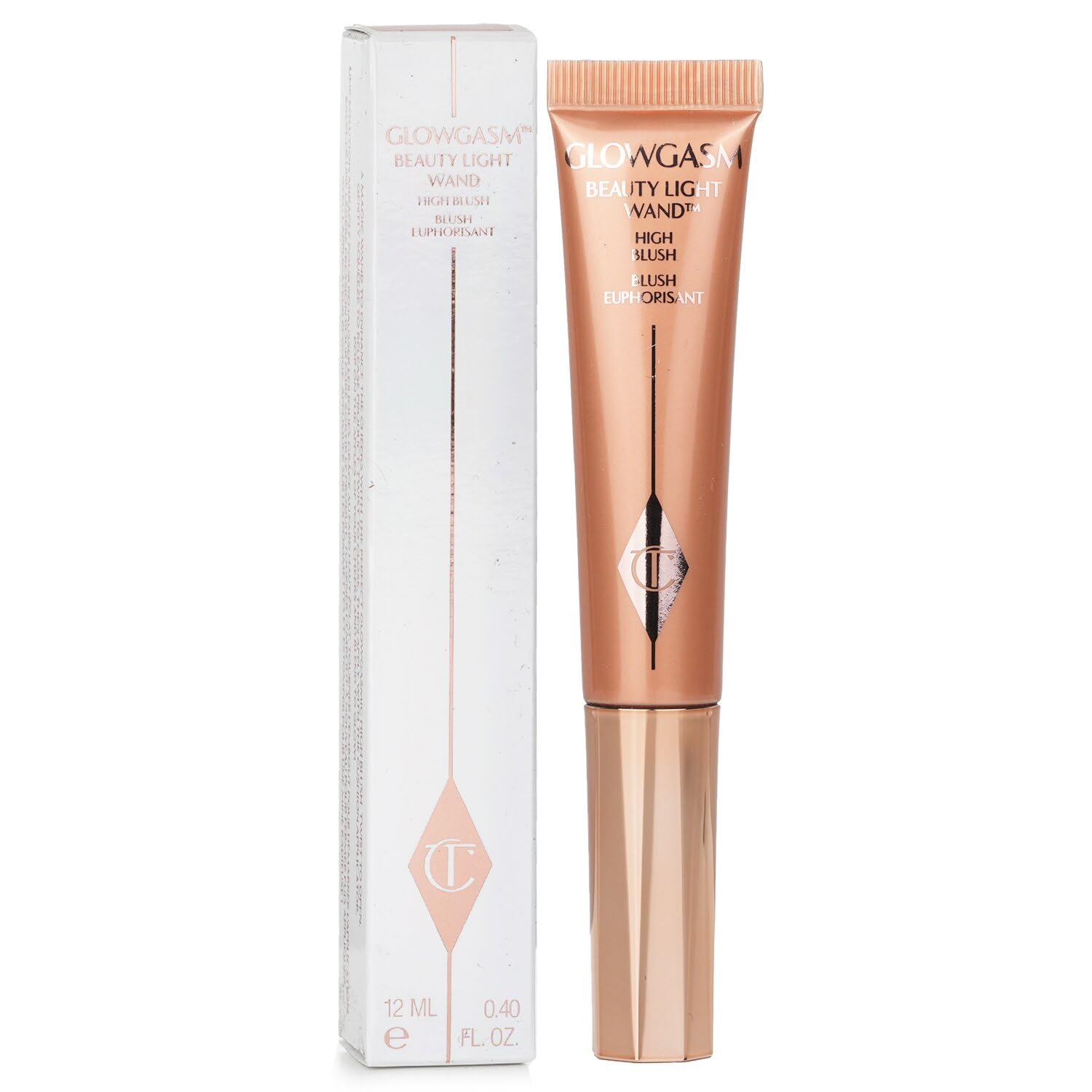 Charlotte Tilbury Glowgasm Beauty Light Wand Gel Highlighter In Peachgasm 12ml