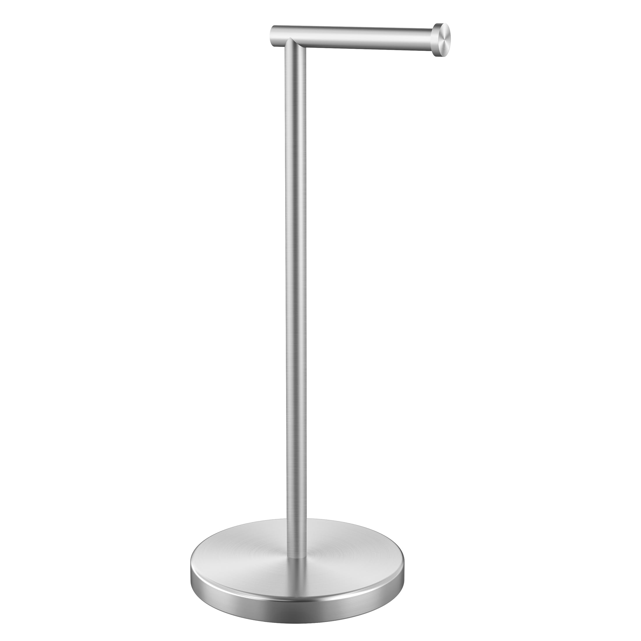 KES Toilet Paper Holder Stand SUS 304 Stainless Steel Rustproof Pedestal Lavatory Tissue Roll Holder Floor Stand Modern Brushed Finish, BPH283S1-2