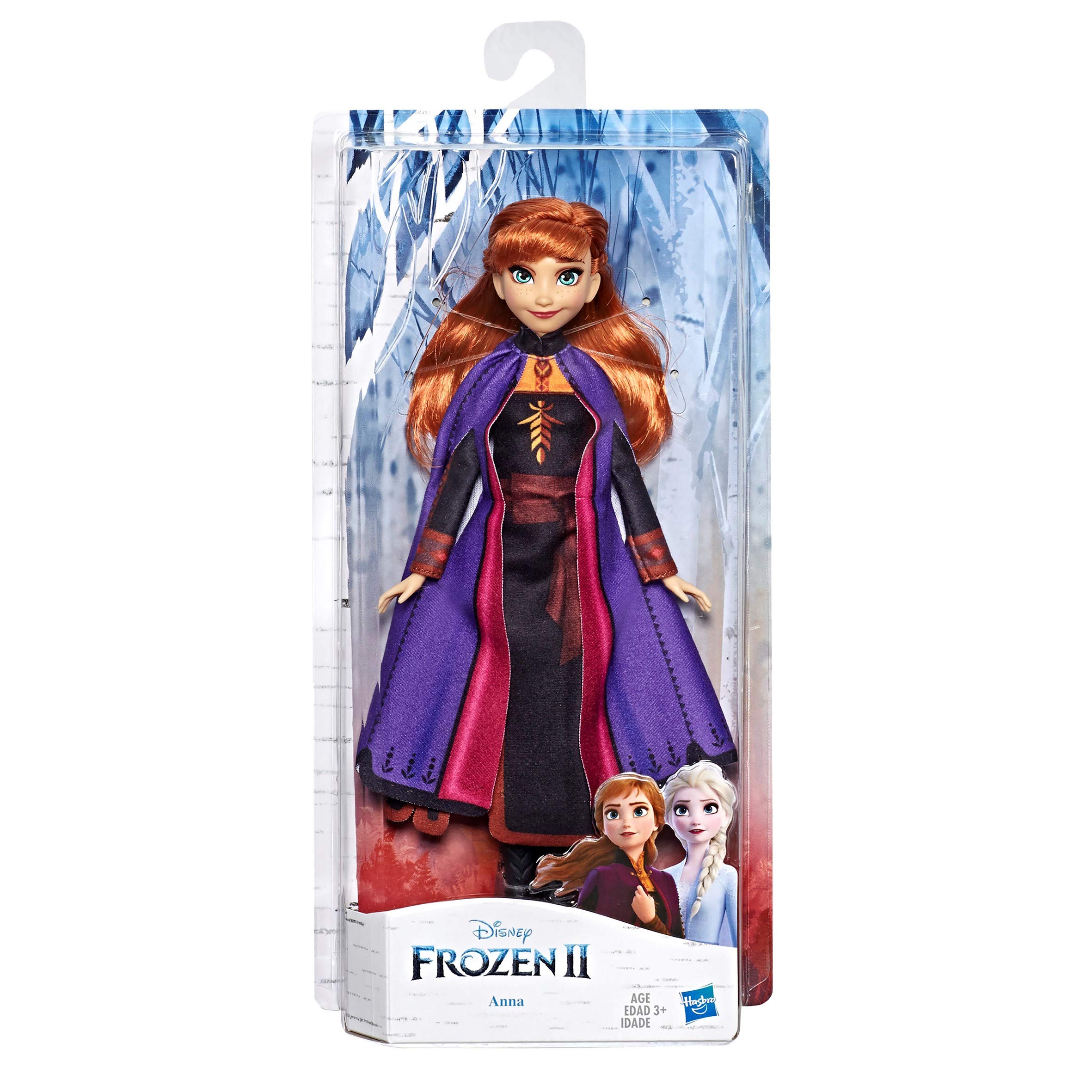 Hasbro Disney Frozen 2 Anna Fashion Doll, Multicolore, E6710ES0