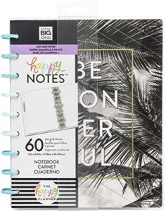 me & my big ideas happy planner medium notebook w/60 sheets-be wonderful, dot grid