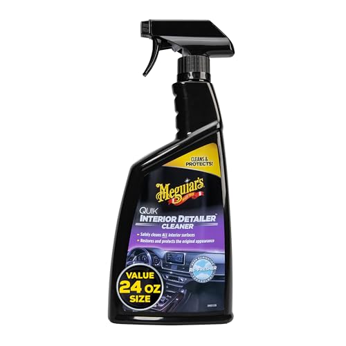 Meguiar's Quik Interior Detailer Cleaner - 24 Oz Spray Bottle