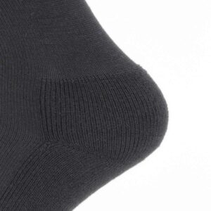 SEALSKINZ Unisex Thermal Merino Liner Sock, Black, Large