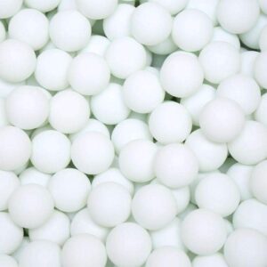 pmland 144 washable plastic pong balls bulk for carnival pool games party decoration craft project white color 38mm