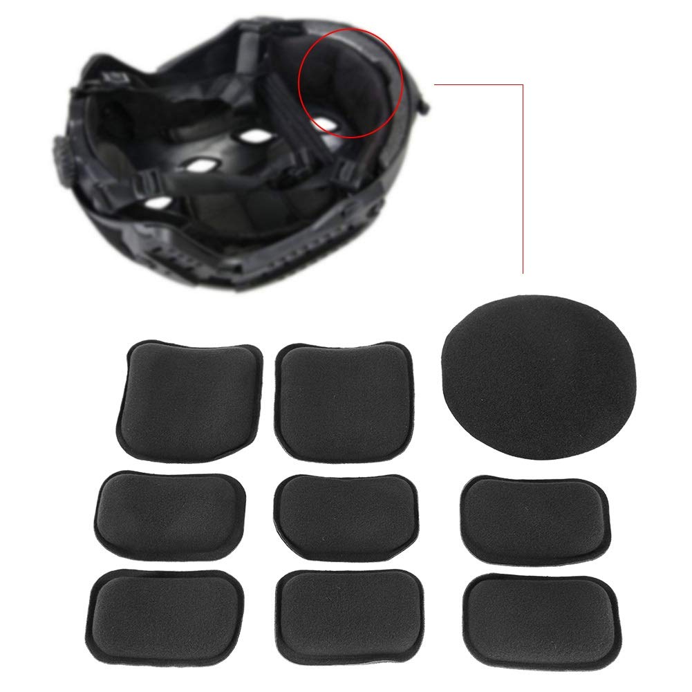 Universal Airsoft Helmet Pads, Helmet Foam Pads Foam Padding Helmet, Soft and Durable EVA Foam Airframe Air Frame Comfort Protective Cushion