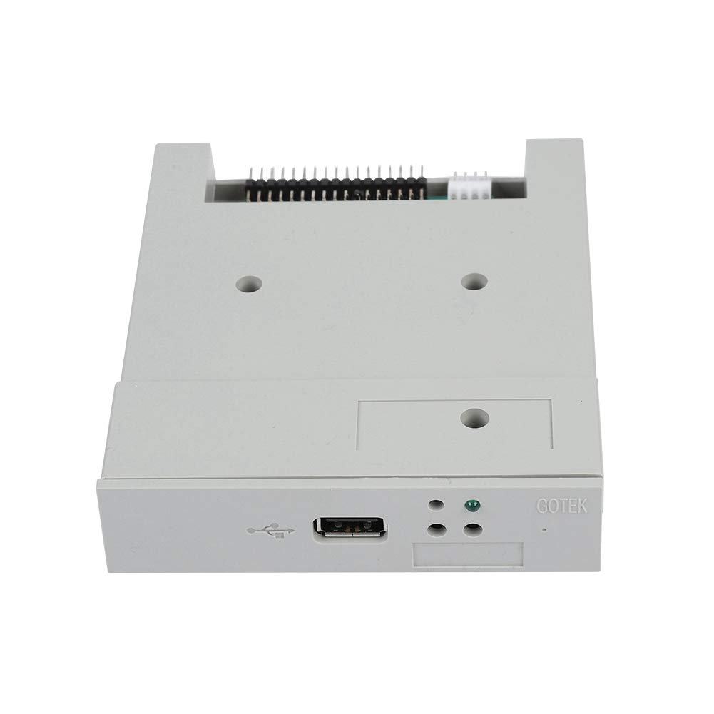 SSD Floppy Drive,Tangxi SFR1M44 U 3.5in 1.44MB USB SSD Floppy Drive Emulator&CD Screws,Plug and Play,Easy to Install,Gray