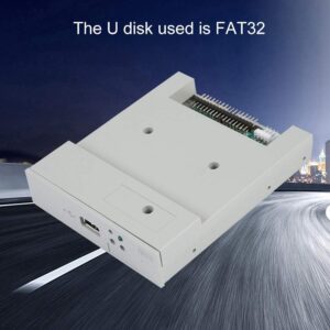 SSD Floppy Drive,Tangxi SFR1M44 U 3.5in 1.44MB USB SSD Floppy Drive Emulator&CD Screws,Plug and Play,Easy to Install,Gray