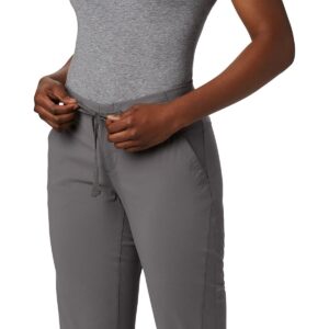 Columbia Women's Anytime Outdoor Capri, Water & Stain Repellent Pants, City Grey, 12x18