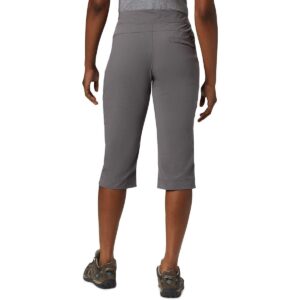 Columbia Women's Anytime Outdoor Capri, Water & Stain Repellent Pants, City Grey, 12x18