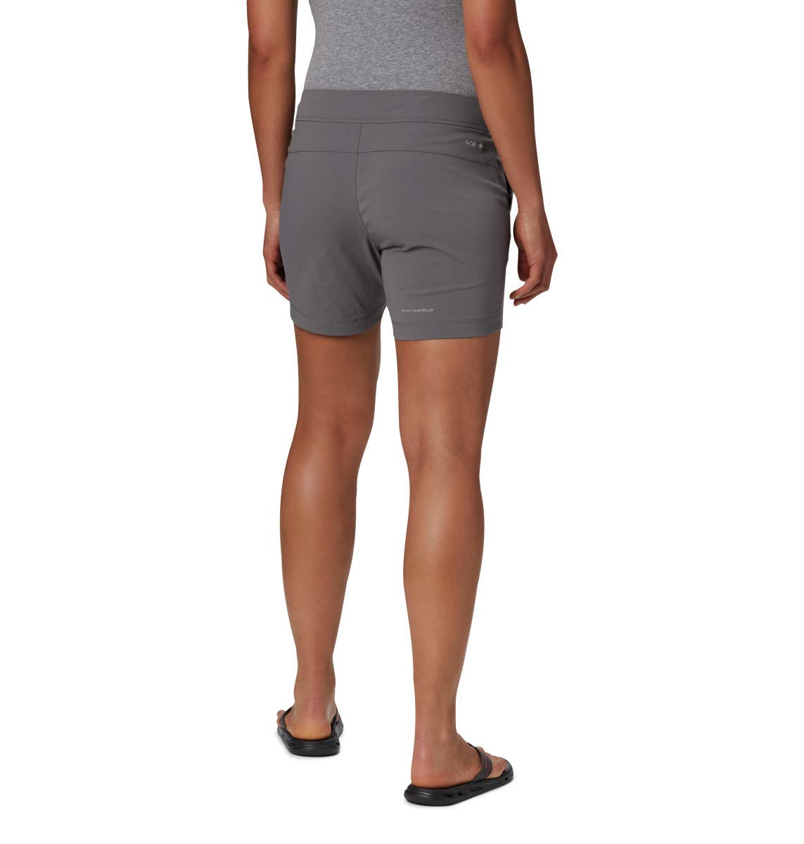 Columbia Women's Anytime Outdoor Short Shorts, City Grey, 4x5