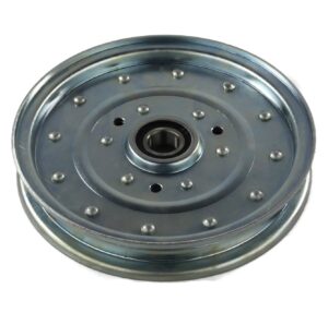 the rop shop flat idler pulley for many toro z master mowers with 48", 52", 60", & 72" decks