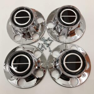 4PCS Replacement for Ranger Bronco II Explore Chrome Wheel Center Cap Hub Caps