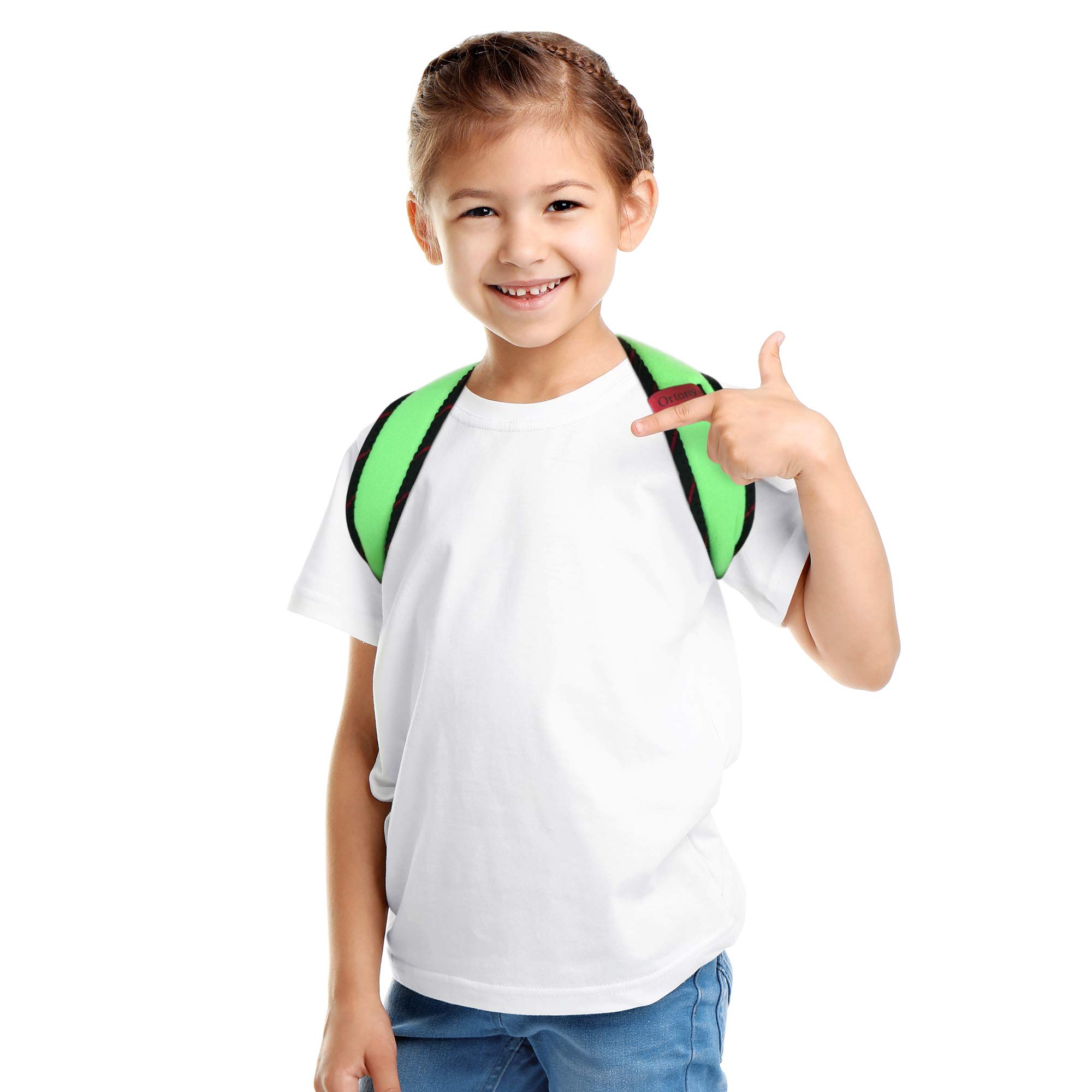 ORTONYX Kids Clavicle Support Posture Corrector Brace / ACJB2407-GRN