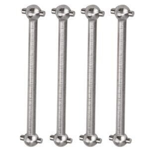 4Pcs 1/18 Drive Shaft, Metal Dog Bone Drive Shaft for WLtoys 1/18 RC Car Parts