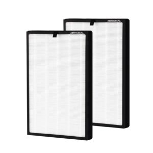 airthereal replacement true hepa filter for pure morning aph260 air purifier (2-pack)