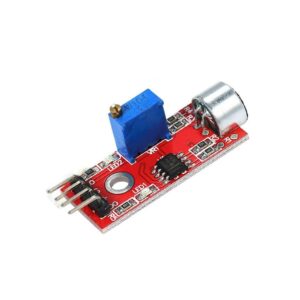 DEVMO 5PCS Microphone Sensor High Sensitivity Sound Detection Module Compatible with Ar-duino PIC AVR