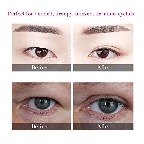 Ultra Invisible Double Eyelid Tape Stickers - 200Pcs/100Pairs Both Side Sticky Instant Eye Lid Lift Strips - Perfect for Hooded Droopy Uneven or Mono-eyelids