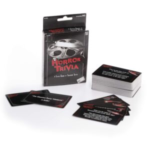 endless games horror trivia card game - test your knowledge of horror pop culture facts with over 200 scary fun trivia questions