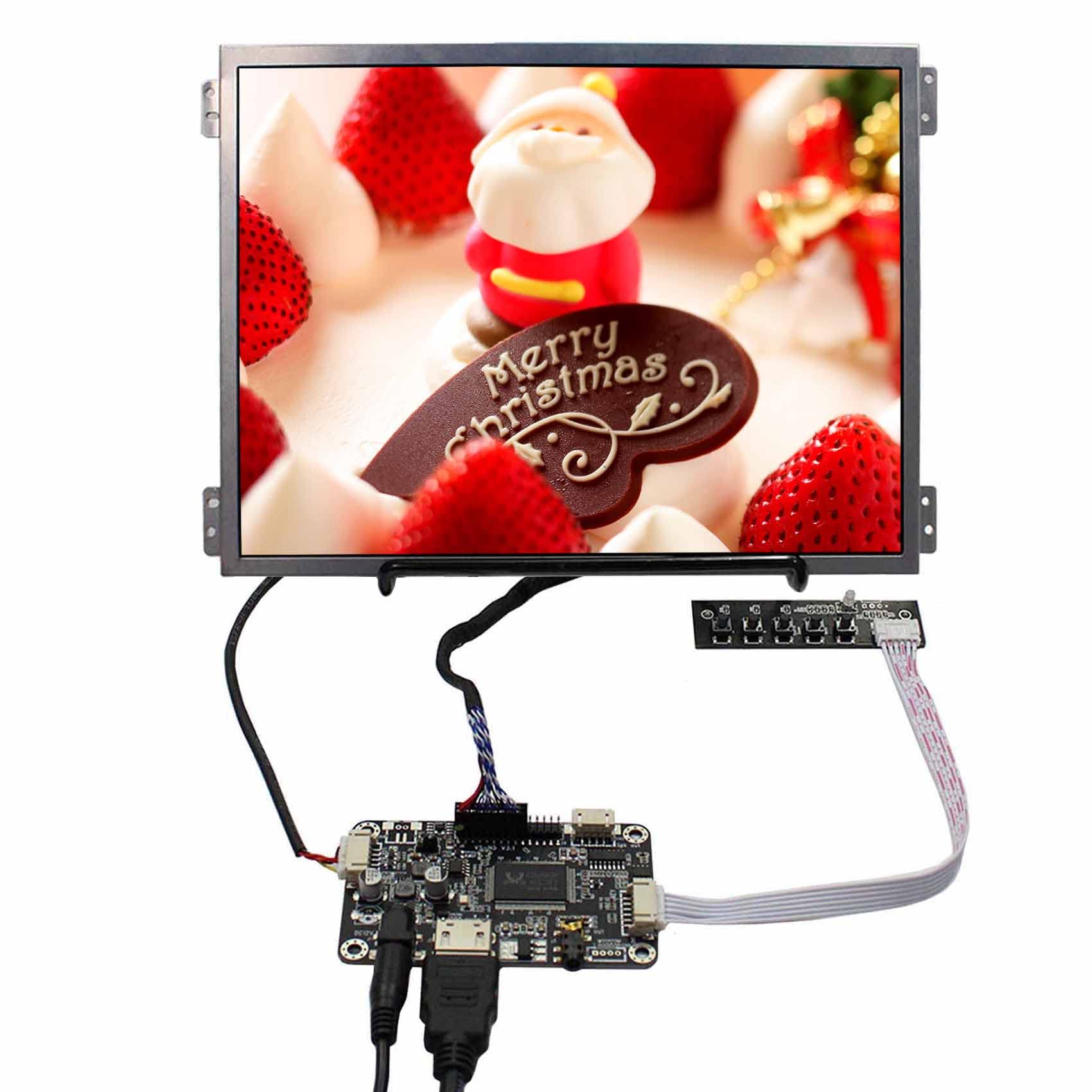 VSDISPLAY 10.4" 10.4 Inch 1024x768 600nit IPS LCD Screen VS104T-004A with HD-MI Audio LCD Controller Board