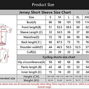 MOXILYN Men's Cycling Bib Shorts, Bike Tights Breathable Bicycle Pants UPF 50+,9D Padded Compression Excellent Performance