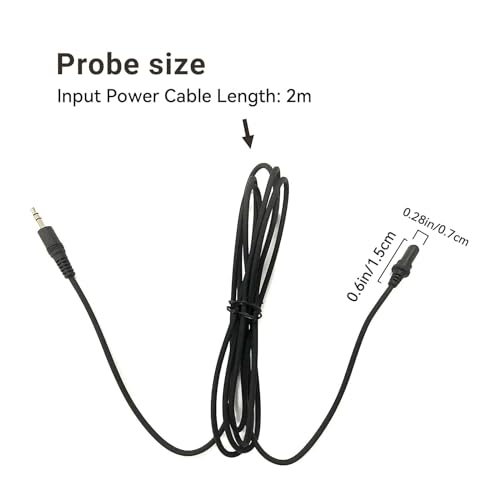 Inkbird Detachable Aquarium Probe, 6.6ft/2m, for Heating and Cooling Temperature Controller for Freshwater Saltwater Aquarium