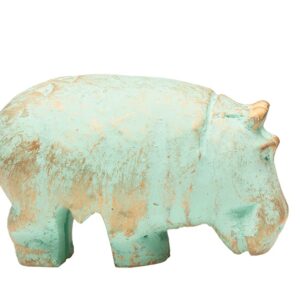 Discoveries Egyptian Imports Authentic Miniature Statue - Patina Finish - Hippo Goddess Taweret - 2.5" - Made in Egypt