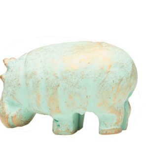 Discoveries Egyptian Imports Authentic Miniature Statue - Patina Finish - Hippo Goddess Taweret - 2.5" - Made in Egypt