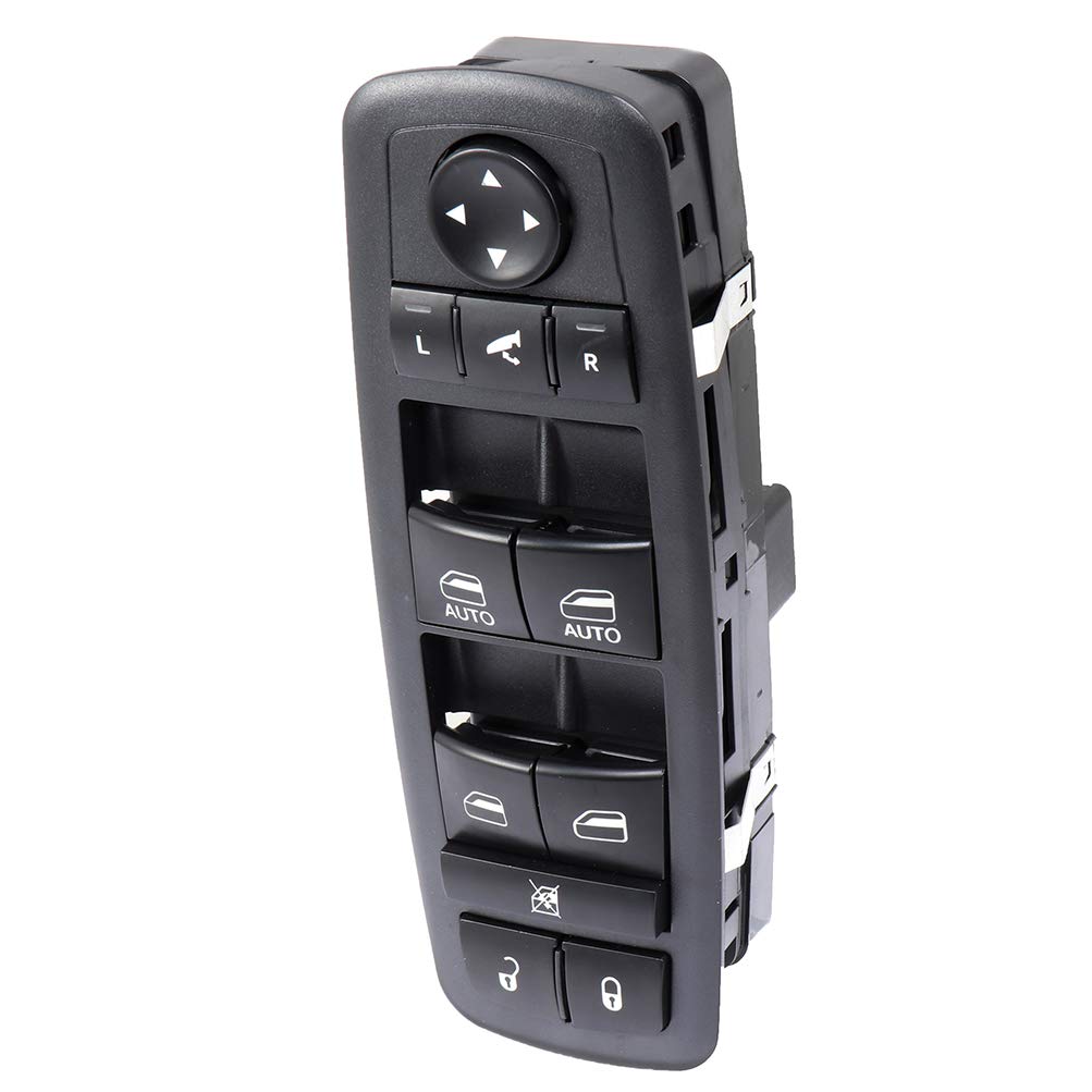 OCPTY Power Window Switch Driver Side Power Window Master Control Switch Fits 2012-2015 for Chrysler Town Country 2012-2015 for Dodge Grand Caravan 2013-2015 for Ram 1500 2500 Replace 68110867AB