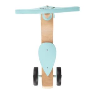 Lil' Rider Kids Wooden Scooter-Beginner Push Steering Handlebar, 3 Wheel, Kick Scooter-Fun Balance and Coordination Riding Toy for Girls and Boys