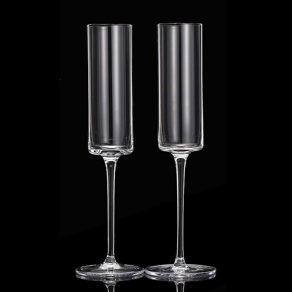 Champagne Flute Elegant Hand Blown Wedding Champagne Flutes Glasses Lead-free 4/pack