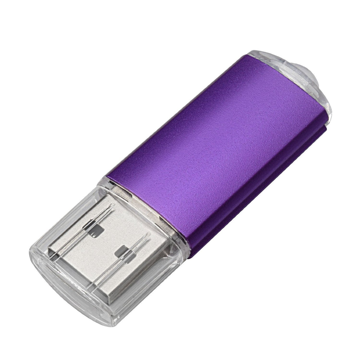 10PCS 2.0/3.0 USB Flash Drive Pen Drive Memory Stick Thumb Stick Pen Black (2.0/1GB, Purple)