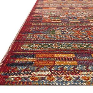 Loloi Mika Red/Multi 7'-10" x 11'-2" Area Rug