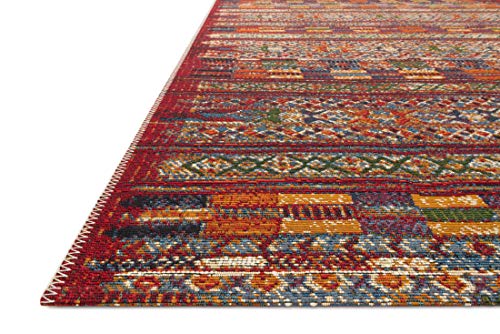 Loloi Mika Red/Multi 7'-10" x 11'-2" Area Rug