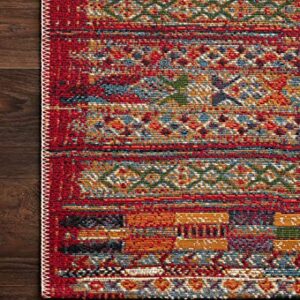 Loloi Mika Red/Multi 7'-10" x 11'-2" Area Rug