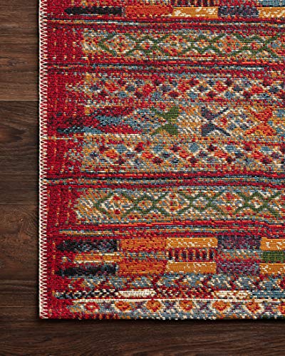 Loloi Mika Red/Multi 7'-10" x 11'-2" Area Rug