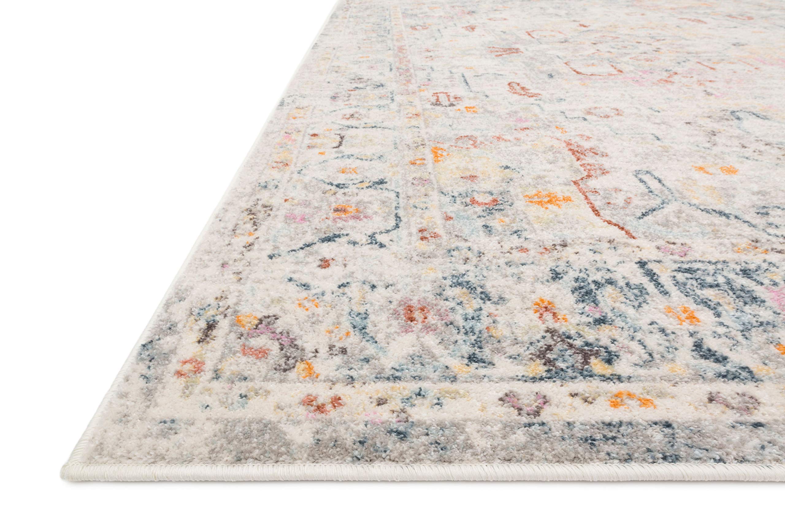 Loloi II Clara Collection CLA-04 Lt Grey/Multi 9'-3'' x 13' Area Rug