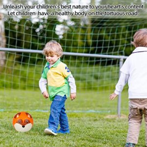 BORPEIN Pro Mini Soccer Ball,6 Inch Animal Style Foam Ball for Kids, Soft,Environmental Protection Material (Fox)