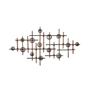 Stratton Home Décor S21011 Centerpiece, 39.37W X 1.18D X 23.62H, Gunmetal