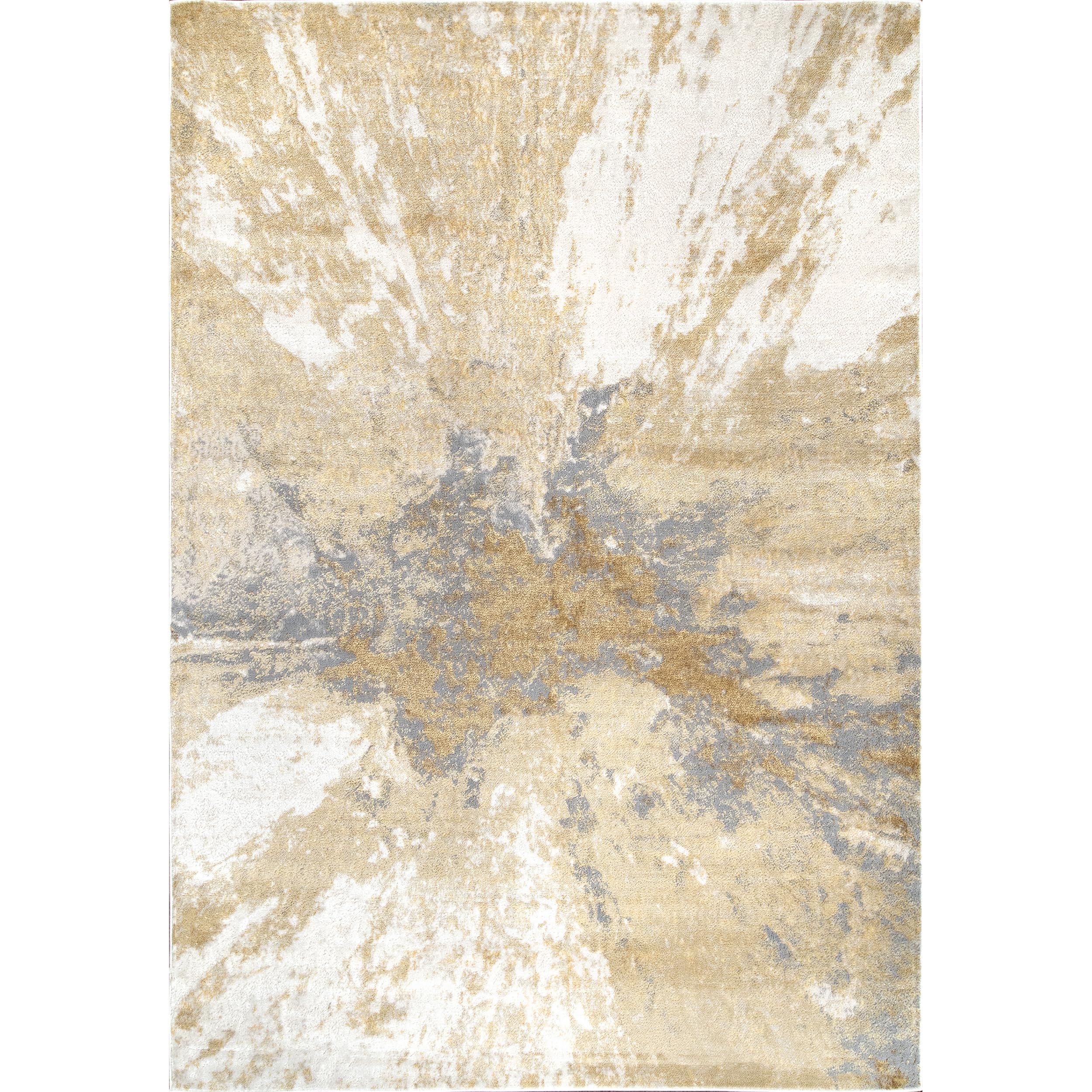 nuLOOM Cyn Contemporary Abstract Area Rug, 8' x 10', Gold