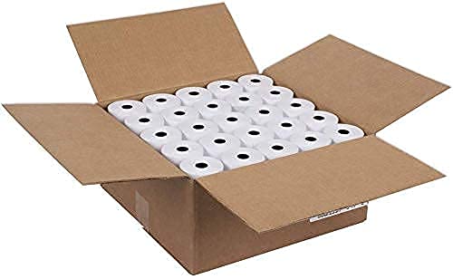 55GSM - Shrink Wrap 3 1/8 x230 Feet Clover Station Thermal Paper Rolls (1 CASE - 50 ROLLS) BPA Free M129C, M244a, M129 Star tsp100 Receipt Printer Paper from Nayelish